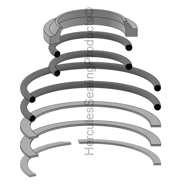 Allis Chalmers - After Market Parts Hydraulic Cylinder Repair Kit- SEAL KIT 4909028 - main